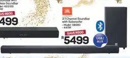 Pick n Pay Hypermarket JBL 3.1 Channel Soundbar with Subwoofer offer