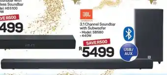 Pick n Pay Hypermarket JBL 3.1 Channel Soundbar with Subwoofer offer