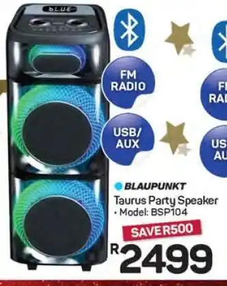 Pick n Pay Hypermarket BLAUPUNKT Taurus Party Speaker offer