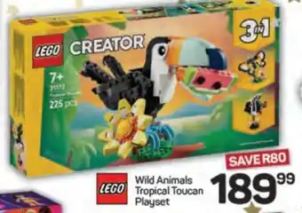 Pick n Pay Hypermarket LEGO Wild Animals Tropical Toucan Playset offer