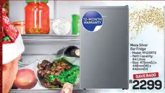 Pick n Pay Hypermarket Mora Silver Bar Fridge offer