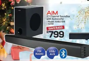 Pick n Pay Hypermarket AIM 2.1 Channel Soundbar with Subwoofer offer