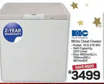 Pick n Pay Hypermarket White Chest Freezer offer