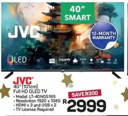 Pick n Pay Hypermarket JVC 40 Full HD QLED TV offer
