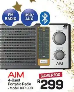 Pick n Pay Hypermarket AIM 4-Band Portable Radio offer