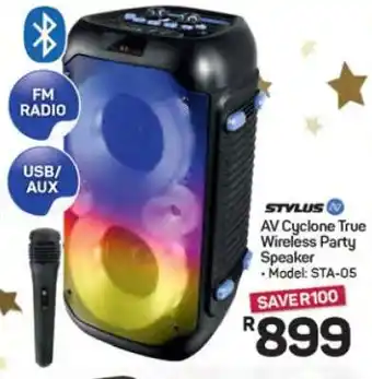 Pick n Pay Hypermarket AV Cyclone True Wireless Party Speaker offer