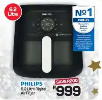 Pick n Pay Hypermarket PHILIPS 6.2 Litre Digital Air Fryer offer