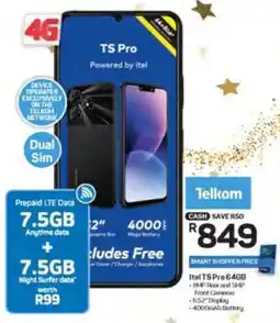 Pick n Pay Hypermarket Itel TS Pro 64GB offer