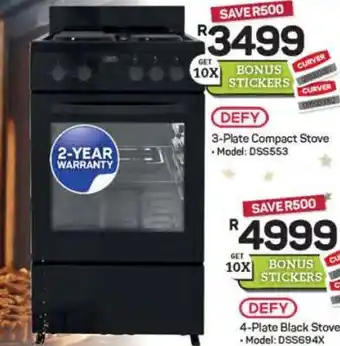 Pick n Pay Hypermarket 3-Plate Compact Stove offer