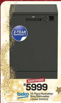 Pick n Pay Hypermarket Beko 13-Place Manhattan Grey Dishwasher offer