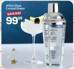 Pick n Pay Hypermarket 400ml Glass Cocktail Shaker offer