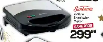 Pick n Pay Hypermarket Sunbeam 2-Slice Snackwich Maker offer