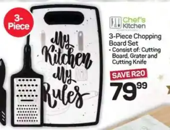Pick n Pay Hypermarket 3-Piece Chopping Board Set offer