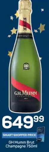 Pick n Pay GH Mumm Brut Champagne 750ml offer