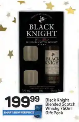 Pick n Pay Black Knight Blended Scotch Whisky 750ml Gift Pack offer