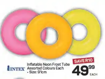 Pick n Pay Intex Inflatable Neon Frost Tube offer