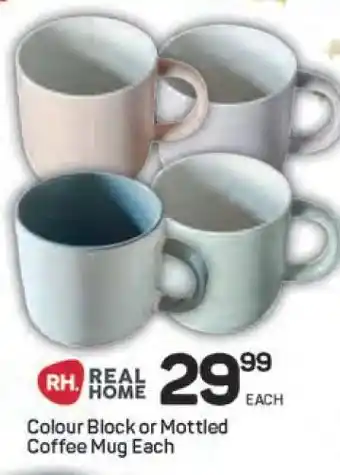 Pick n Pay Colour Block or Mottled Coffee Mug Each offer