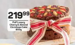Pick n Pay PnP Luxury Cherry & Almond Christmas Cake 800g offer