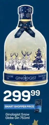 Pick n Pay Ginologist Snow Globe Gin 750ml offer