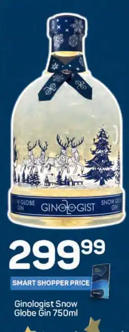 Pick n Pay Ginologist Snow Globe Gin 750ml offer