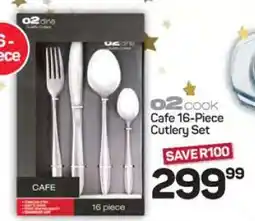 Pick n Pay Hypermarket o2 cook Cafe 16-Piece Cutlery Set offer