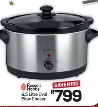 Pick n Pay Hypermarket Russell Hobbs 6.5 Litre Oval Slow Cooker offer