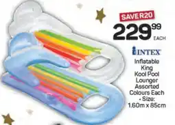 Pick n Pay Intex Inflatable King Kool Pool Lounger offer