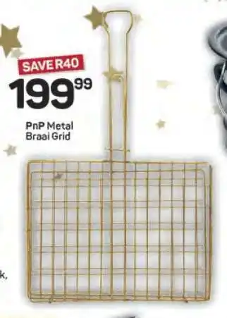 Pick n Pay Hypermarket PnP Metal Braai Grid offer
