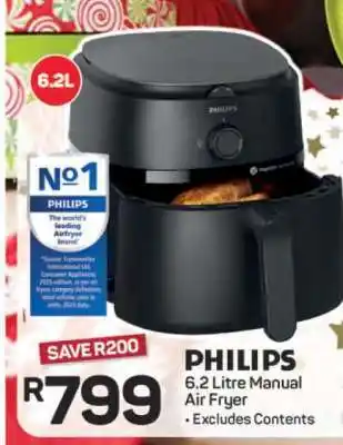 Pick n Pay Philips 6.2 Litre Manual Air Fryer offer