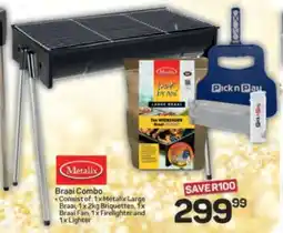 Pick n Pay Hypermarket Metalix Braai Combo offer