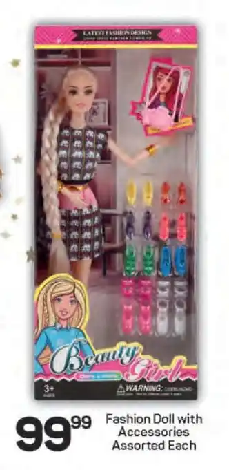Pick n Pay Fashion Doll with Accessories offer