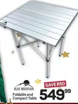 Pick n Pay Hypermarket Blue Mountain Foldable and Compact Table offer