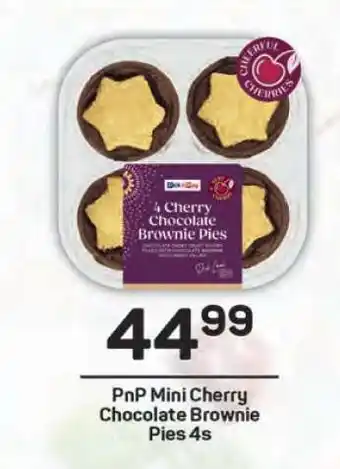 PnP Mini Cherry Chocolate Brownie Pies 4s