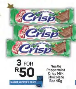 Pick n Pay Nestlé Peppermint Crisp Milk Chocolate Bar 49g offer