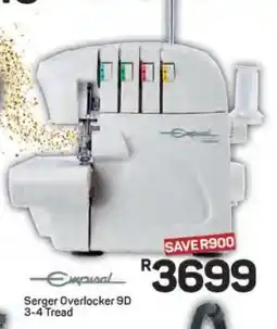 Pick n Pay Hypermarket Empisal Serger Overlocker 9D offer