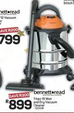 Pick n Pay Hypermarket Titan 15 Wet and Dry Vacuum Cleaner offer