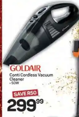 Pick n Pay Hypermarket Goldair Conti Cordless Vacuum Cleaner offer