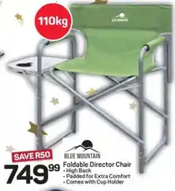 Pick n Pay Hypermarket Blue Mountain Foldable Director Chair offer
