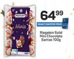 Pick n Pay Riegelein Solid Mini Chocolate Santas 100g offer