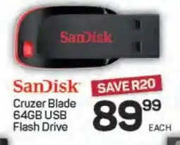 Pick n Pay SanDisk Cruzer Blade 64GB USB Flash Drive offer