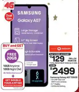 Pick n Pay Hypermarket Samsung Galaxy A07 128GB offer