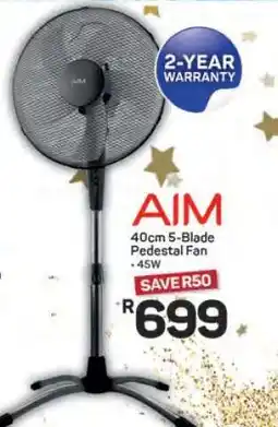Pick n Pay Hypermarket AIM 40cm 5-Blade Pedestal Fan offer
