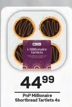 Pick n Pay PnP Millionaire Shortbread Tartlets 4s offer