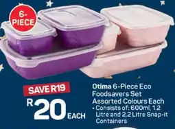Pick n Pay Otima 6-Piece Eco Foodsavers Set offer
