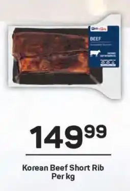 Pick n Pay Korean Beef Short Rib offer