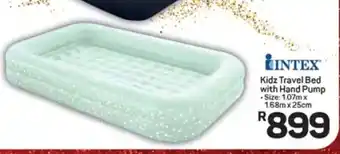 Pick n Pay Hypermarket Kidz Travel Bed with Hand Pump offer