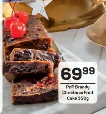 Pick n Pay PnP Brandy Christmas Fruit Cake 350g offer