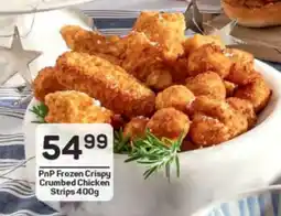 Pick n Pay PnP Frozen Crispy Crumbed Chicken Strips 400g offer