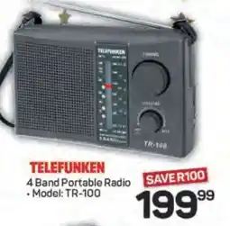 Pick n Pay Telefunken 4-Band Portable Radio offer