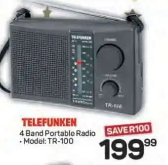 Pick n Pay Telefunken 4-Band Portable Radio offer